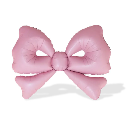 앤즐리 리본 은박풍선(핑크)