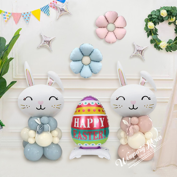 부활절 토끼 이스터 세트