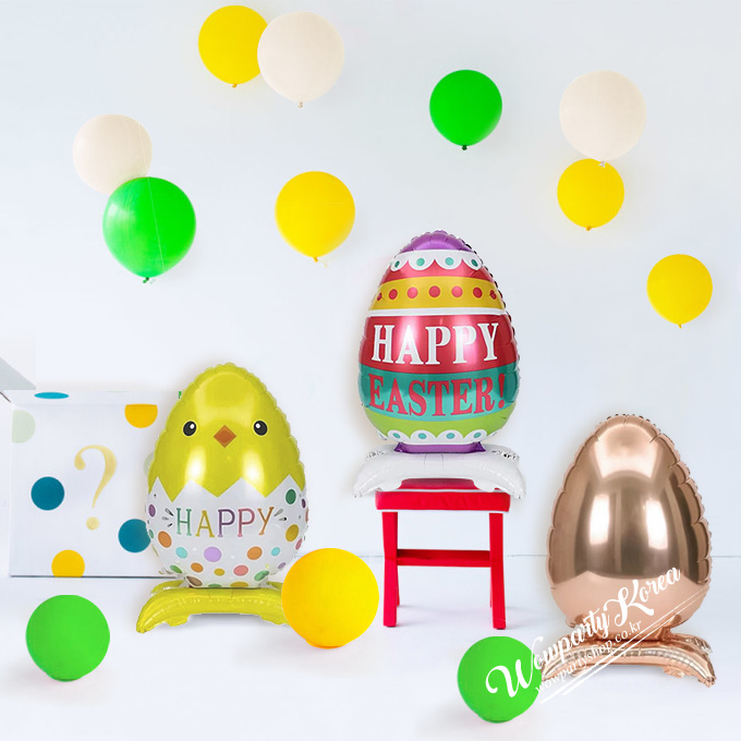 부활절 스탠딩 에그 풍선세트(그린)