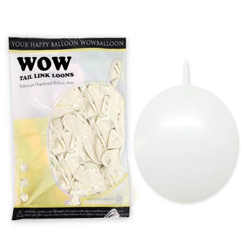 와우링커룬 6인치 STD 화이트 (50개)