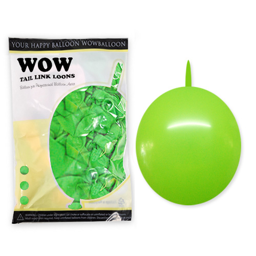 와우링커룬 6인치 파스텔 라임그린 (50개)