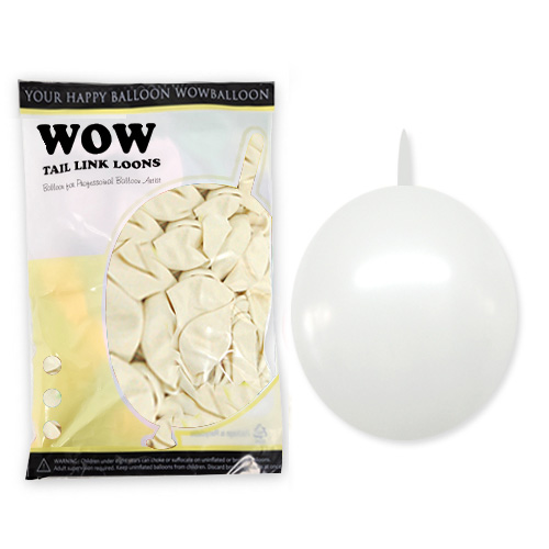 와우링커룬 6인치 펄화이트 (50개)