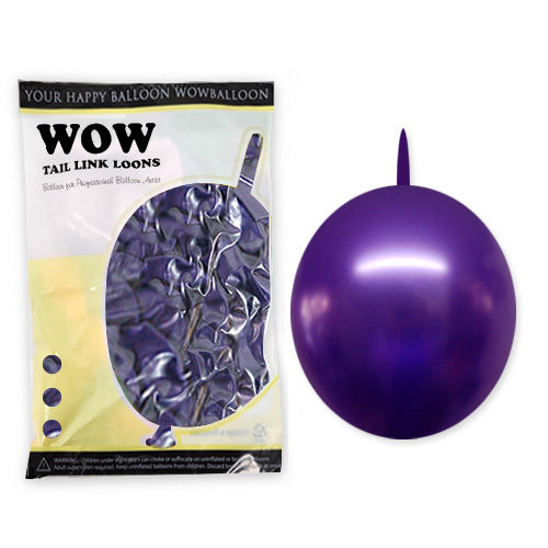 와우링커룬 6인치 펄퍼플 (50개)