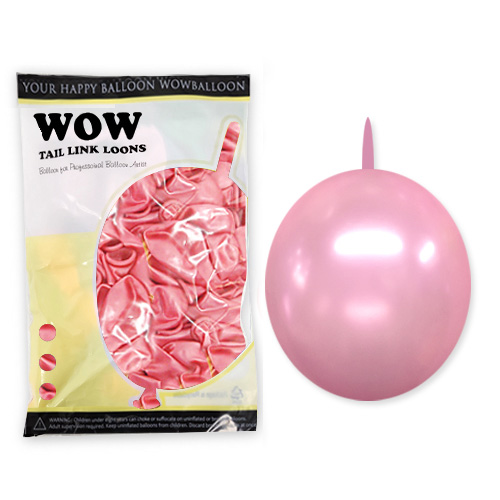 와우링커룬 12인치 펄라이트핑크 (50개)