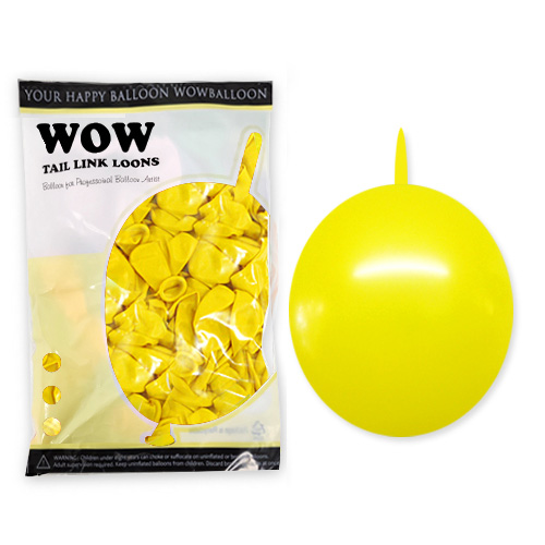 와우링커룬 6인치 STD 옐로우 (50개)