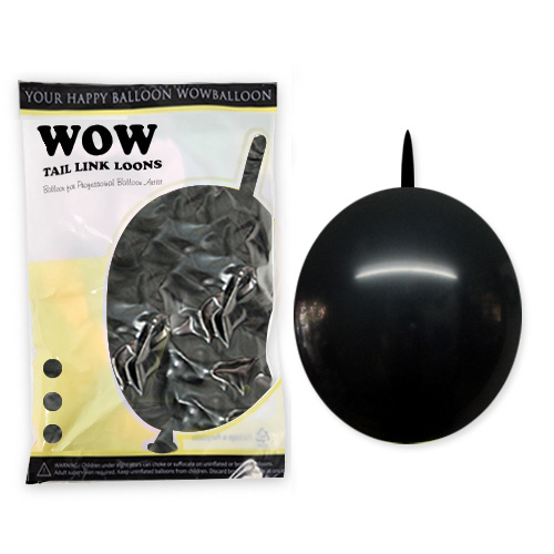 와우링커룬 6인치 STD 블랙 (50개)