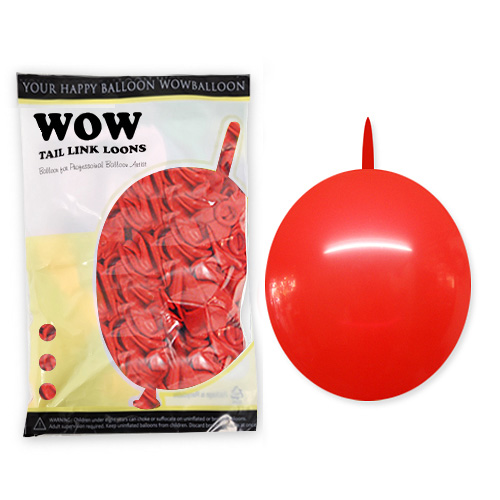 와우링커룬 6인치 STD 레드 (50개)