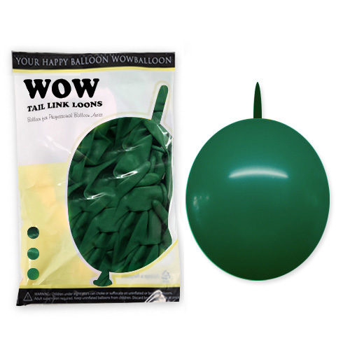 와우링커룬 12인치 크리스마스 그린 (50개)