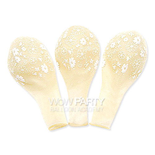 45센치 꽃 인쇄 클리어(1개)