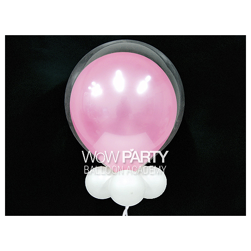 라이트핑크 트윈(4)헬륨낱개
