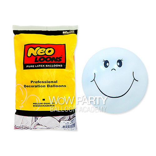 13센치 화이트여자스마일인쇄(네오) 100개