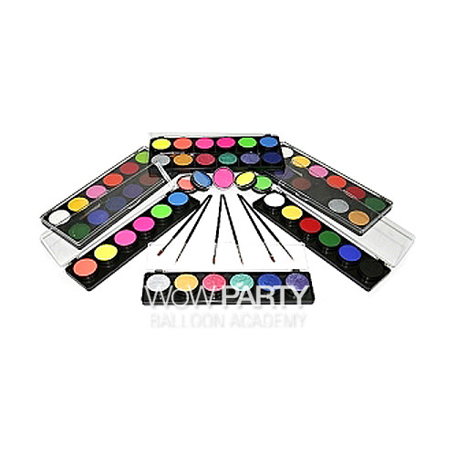 JX 워터베이스칼라6색 10g 기본 (페이스페인팅 수성물감)