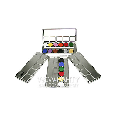 JX 오일베이스칼라 12색 5g_(분장용) (페이스페인팅 유성물감)