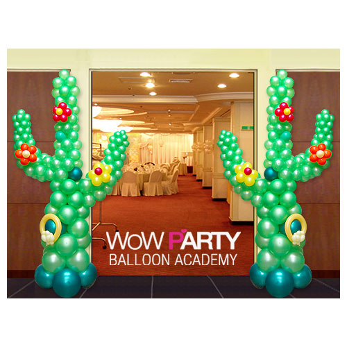 9/1(토) 오후3시 백찬희샘의 풍선카리스마《선인장입구장식》어떻게 만들었을까요