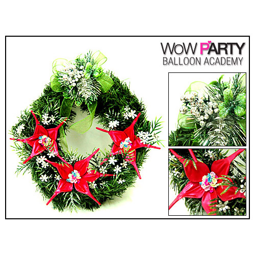 [풍선공예대상수상자직강]11/22(목)오후3시 대한민국 풍선공예마크 김지연샘의〔크리스마스리스