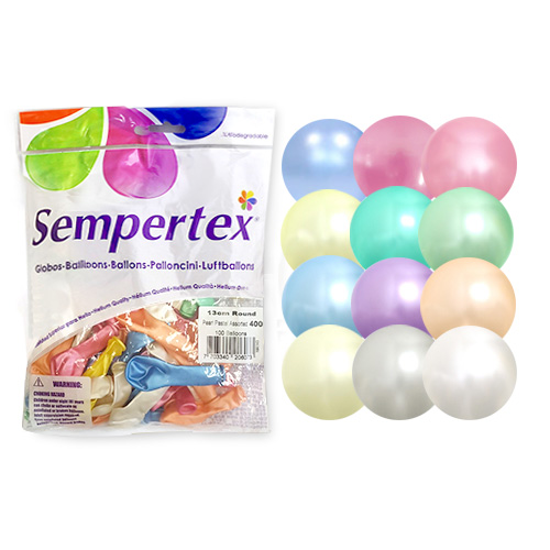 셈퍼텍스13 펄파스텔혼합 100개