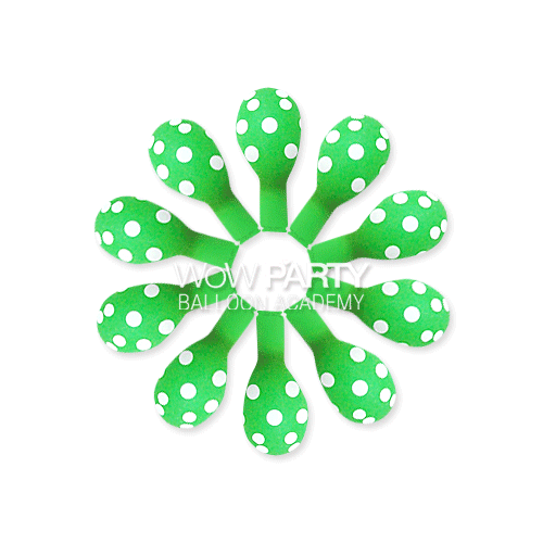 13센티 Dots(그린)10개