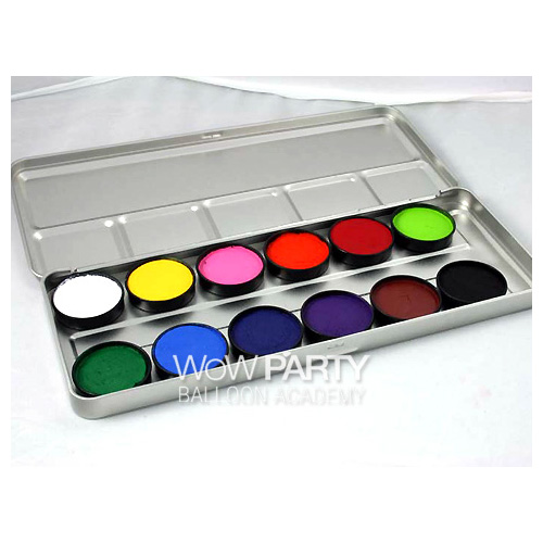 JX 워터베이스칼라 기본12색5g (페이스페인팅 수성물감)