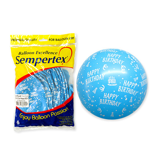 셈퍼텍스91센티HappyBirthday(파스텔블루)1개