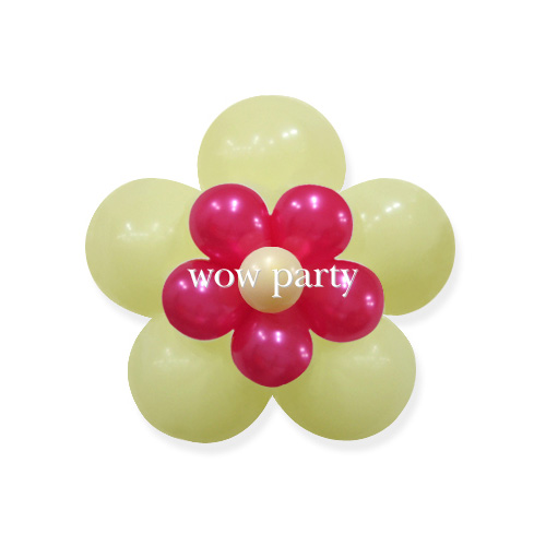 아이보리+후치샤 3단꽃 (1개)