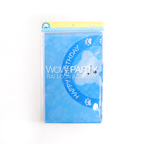 블루곰돌이테이블보