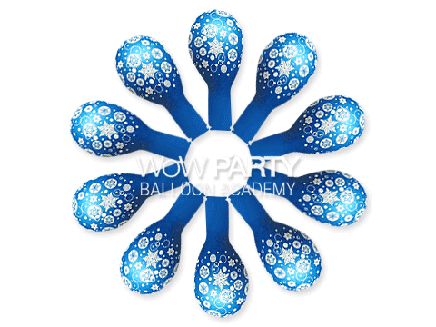 30센치SnowFlakes(블루)10개