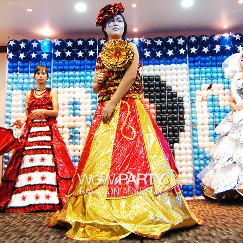 옐로우&레드공예드레스