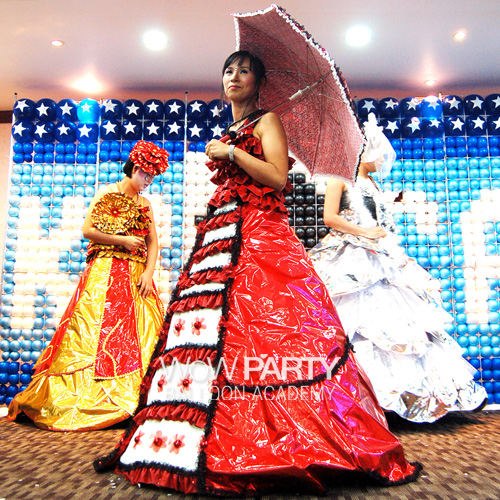 레드공예드레스