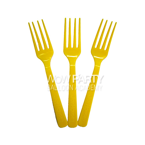 파티용포크(10p) 옐로우