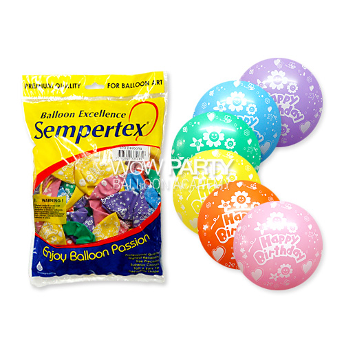 셈퍼텍스30센치 생일스마일플라워(파스텔혼합) 100개