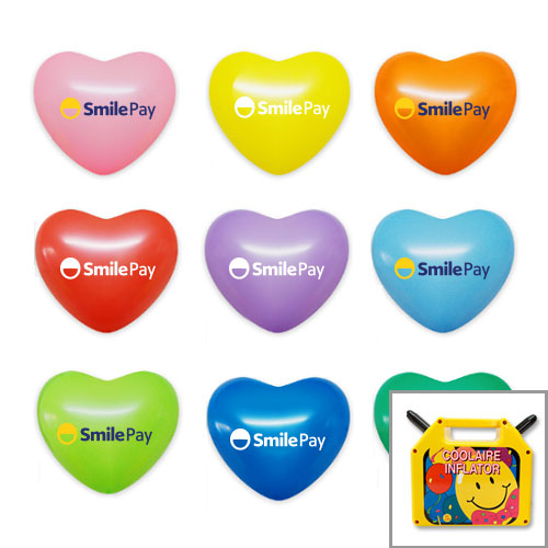 인쇄풍선E04(하트1000개/2구전기펌프포함)