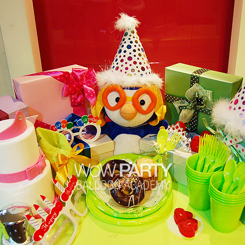 PVC칼라테이블세트(라임그린)中