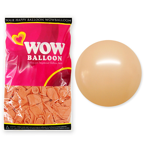 와우벌룬 13센티 파스텔피치 (50개)