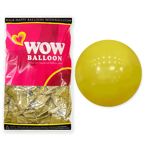 와우벌룬 30센티 빈티지 머스터드(50개)