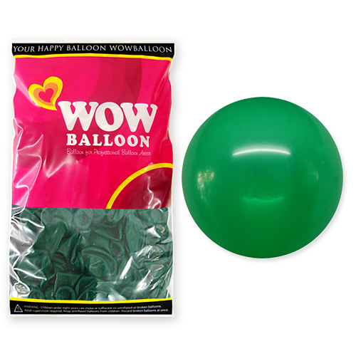 와우벌룬 30센티 기본다크그린 (50개)