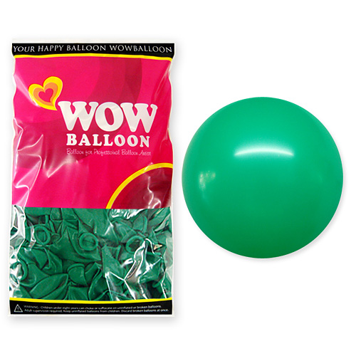 와우벌룬 30센티 기본라이트그린 (50개)
