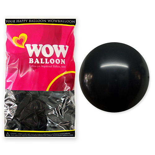 와우벌룬 30센티 기본블랙 (50개)