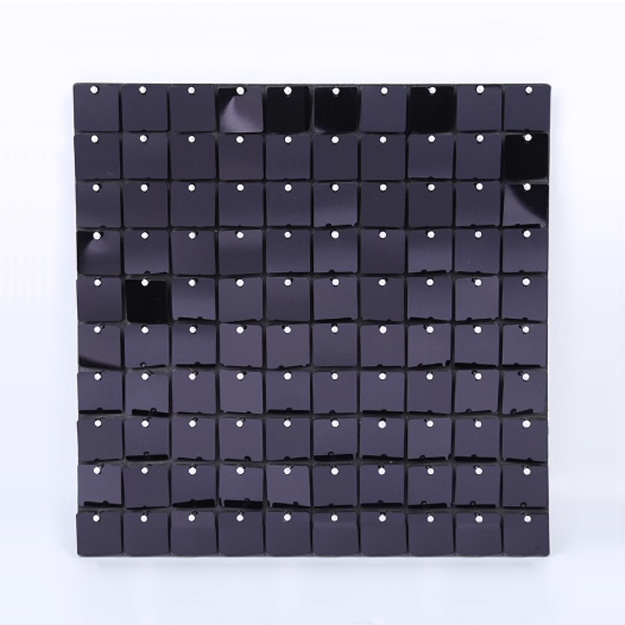 사각 스팽글 백드롭 패널(블랙)1개