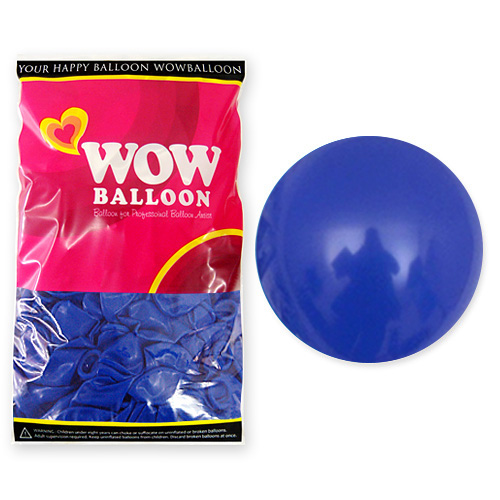 와우벌룬 13센티 로얄블루 (100개)