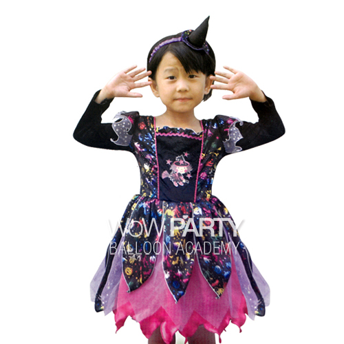 큐티위치의상(블랙&핑크)아동