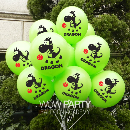 여의주용 헬륨풍선30개(라임그린)택배발송
