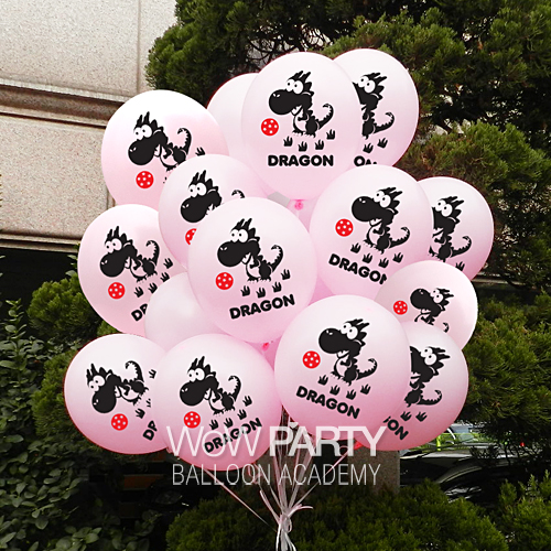 여의주용 헬륨풍선30개(핑크)택배발송