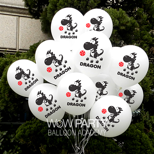 여의주용 헬륨풍선30개(화이트)택배발송