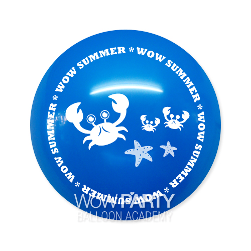 30센티 꽃게풍선 10개(블루)