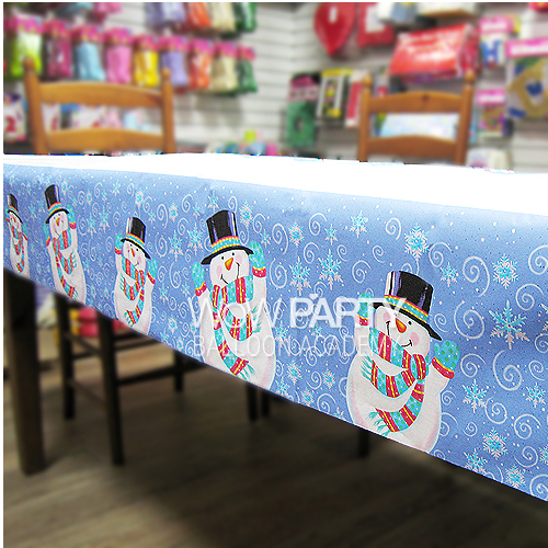 눈사람 테이블보