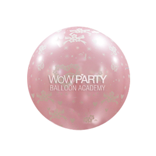 91센티 리본하트(세틴 펄 핑크)