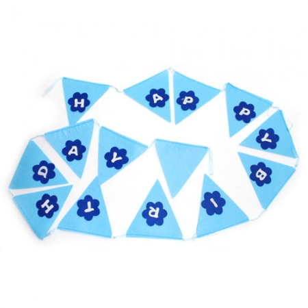 펠트생일베너(블루)