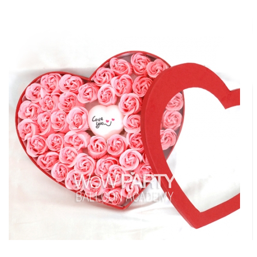 장미데코레이션(50송이)+LED조명