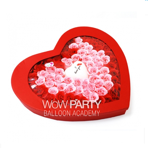 장미데코레이션(100송이)+LED조명