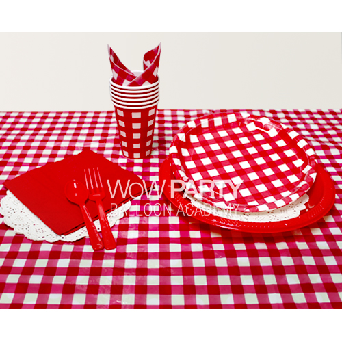 레드체크테이블보